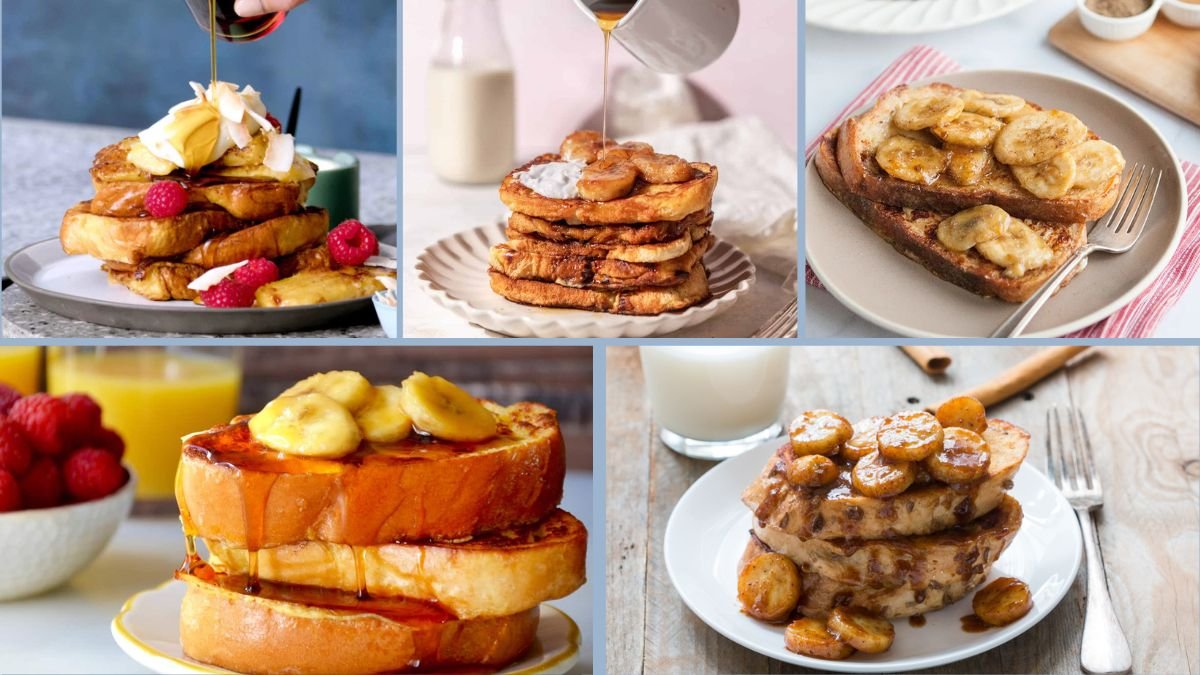 Caramelized Banana and Pecan French Toast